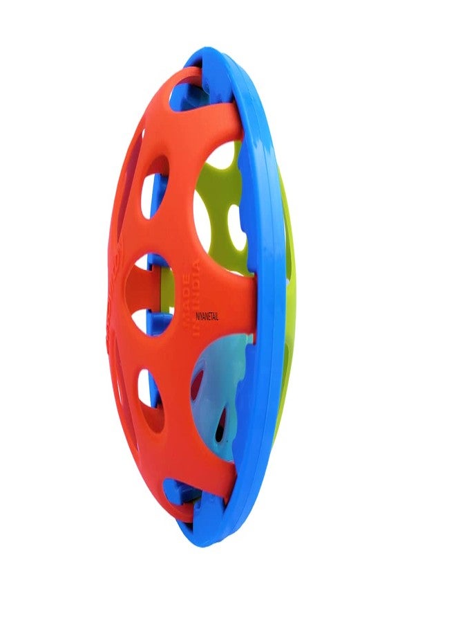 NIYANETAIL Colorful Soft Ball Rattle Toy for Baby Biggie Ball, Bath Toy Made in Safe Non-Toxic, Attractive Rattle for New Born Baby, Children Toy and Infant Products Activity Center(Pack of 1) - Image 2